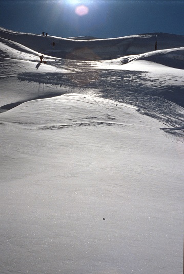 Peccato perché la neve era ottima!