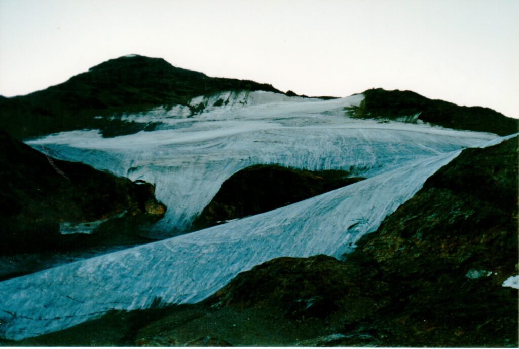 La Vedretta del Tresero nel 1995