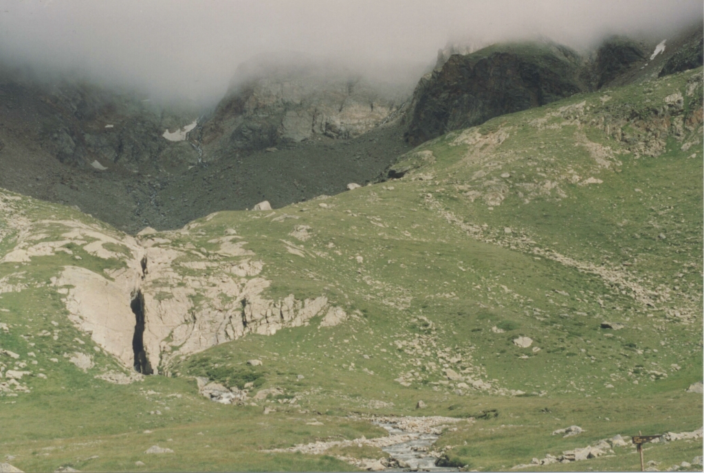 L'inizio del sentiero verso il Colle degli Orsi