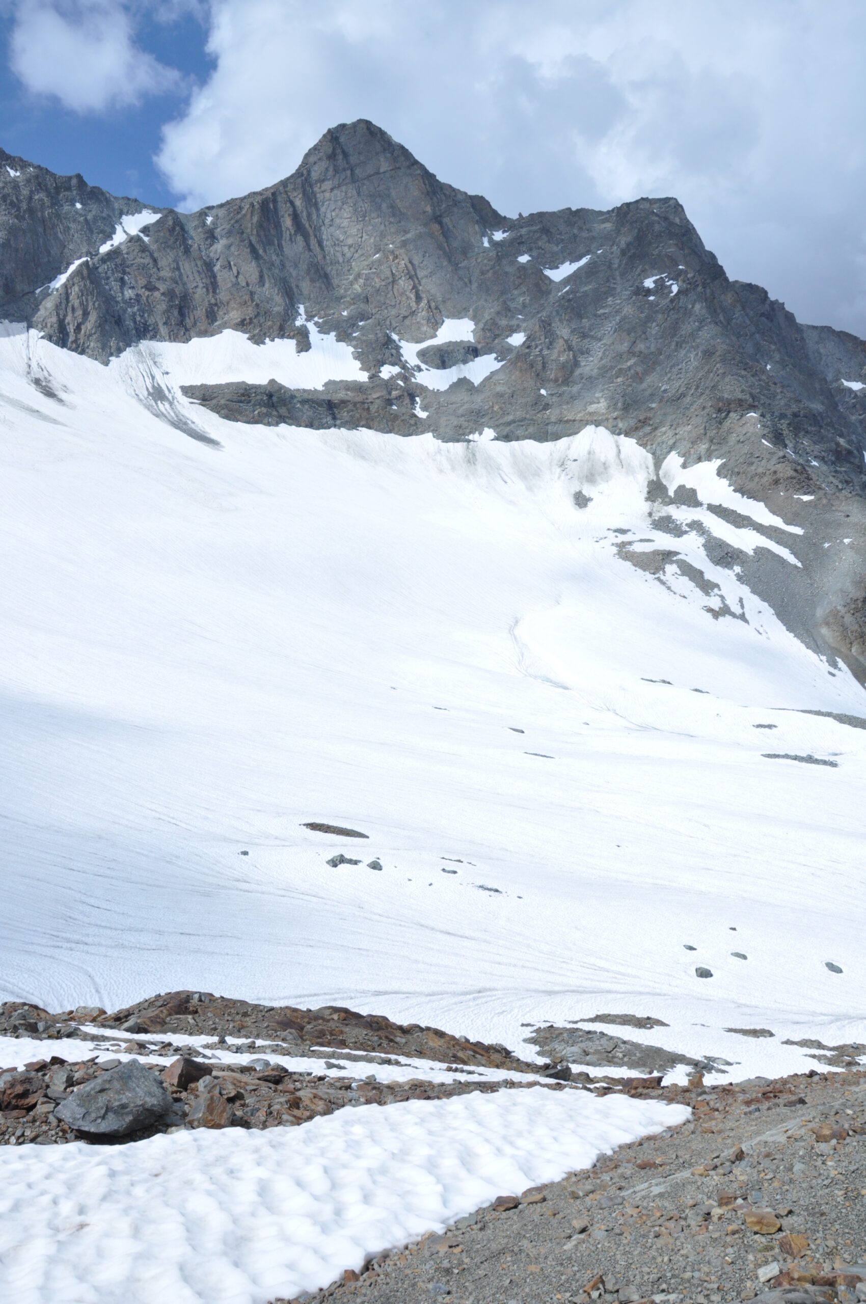 Salendo al Colle di Val Nera