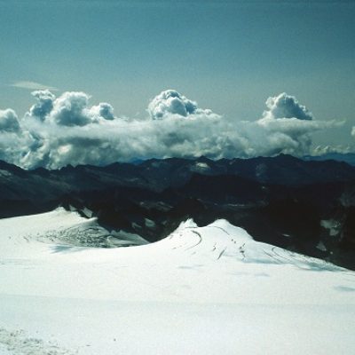 Panorama dalla cima dell'Adamello